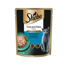 Sheba Pouch Tuna and Saba 70g Sheba Pouch Tuna and Saba 70g, 100525366, cat Wet Food, Sheba, cat Food, catsmart, Food, Wet Food